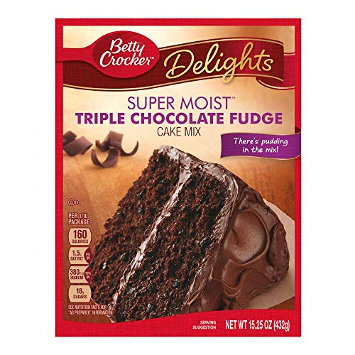 Betty Crocker Triple Chocolate Fudge Cake Mix And Chocolate Fros