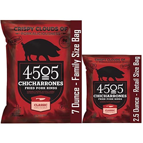 4505 Classic Chili &Amp; Salt Pork Rinds, Certified Keto, Humanely R