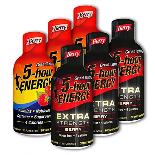 Berry Flavor Extra Strength 5-hour ENERGY Drink 12-pack