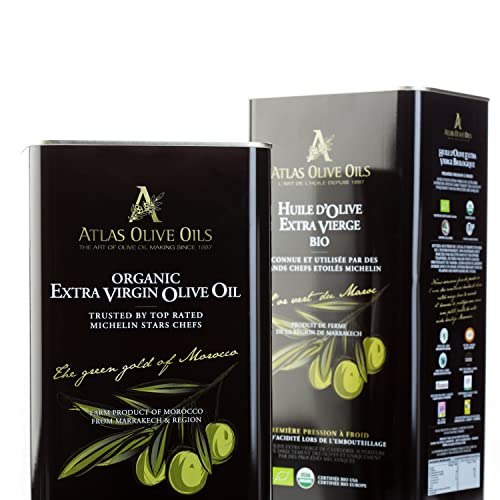 Atlas 3 Lt Organic Cold Press Extra Virgin Olive Oil With Polyph