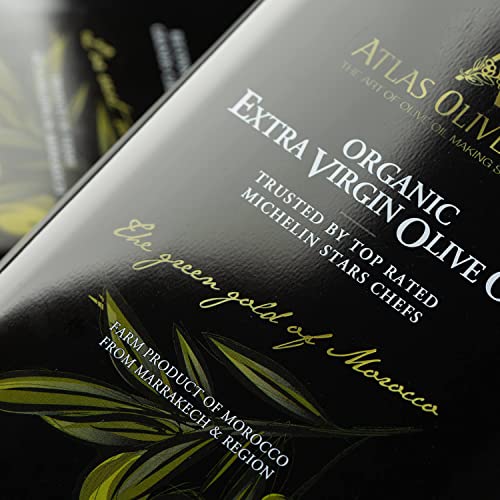 Atlas 3 Lt Organic Cold Press Extra Virgin Olive Oil With Polyph