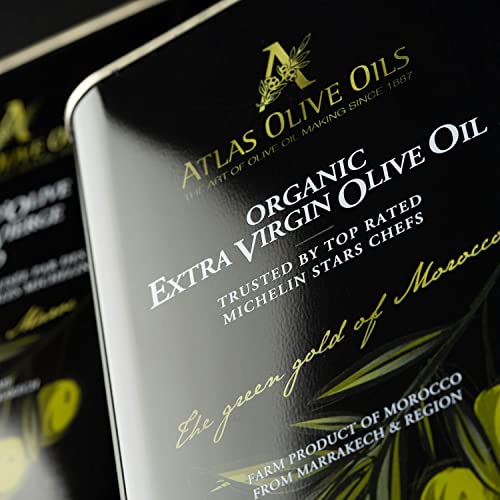 Atlas 3 Lt Organic Cold Press Extra Virgin Olive Oil With Polyph