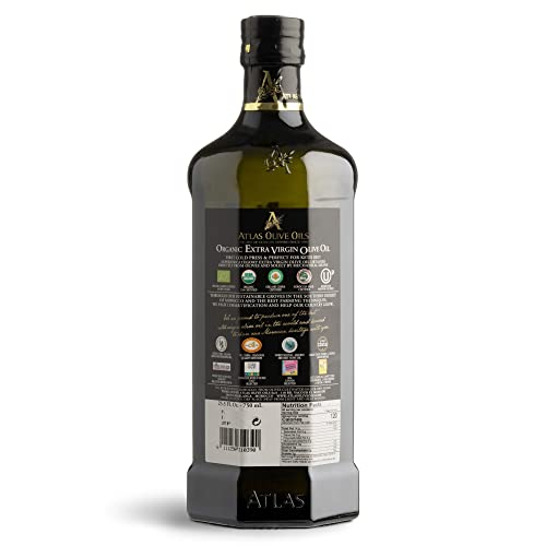 Atlas 750 Ml Organic Cold Press Extra Virgin Olive Oil With Poly