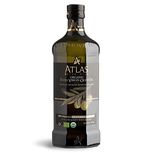 Atlas 750 Ml Organic Cold Press Extra Virgin Olive Oil With Poly