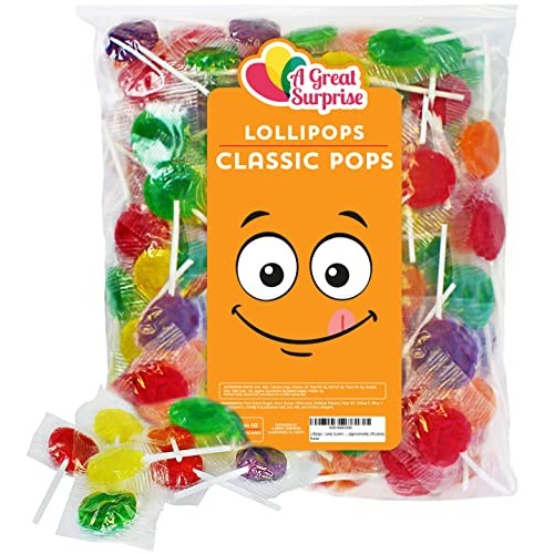 Lollipops - Candy Suckers - Classic Lollipops - Assorted Flavors