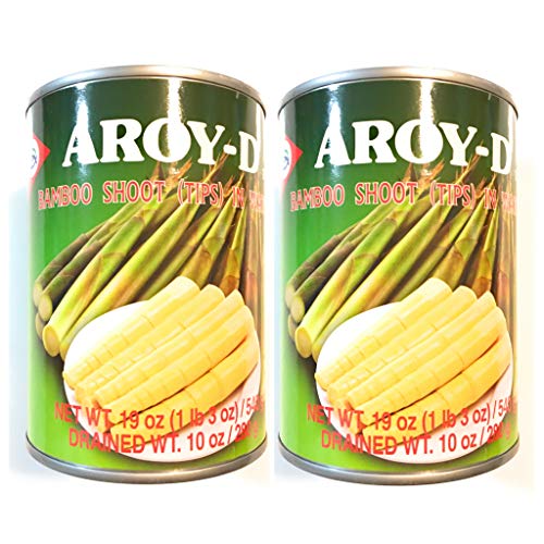 Aroy-D Bamboo Shoot Tips In Water 19 Oz2 Pack