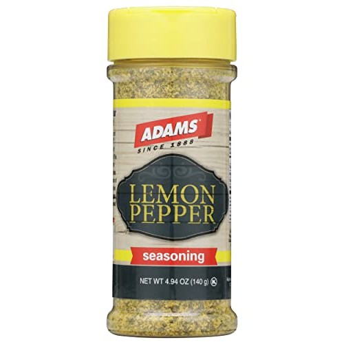 Adams Lemon Pepper Seasoning, 4.94 Ounce Bottle Pack of 3