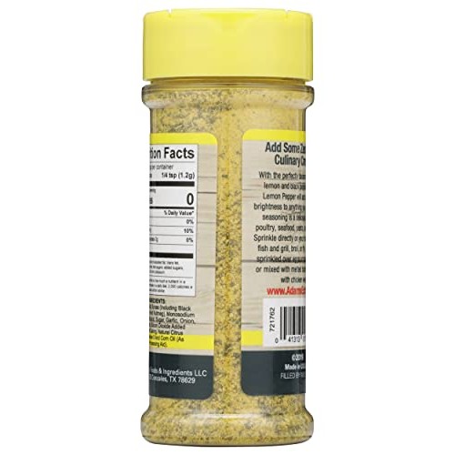 Adams Lemon Pepper Seasoning, 4.94 Ounce Bottle Pack of 3