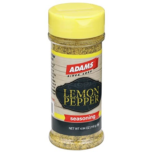 Adams Lemon Pepper Seasoning, 4.94 Ounce Bottle Pack of 3