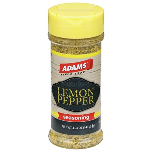 Adams Lemon Pepper Seasoning, 4.94 Ounce Bottle Pack of 3