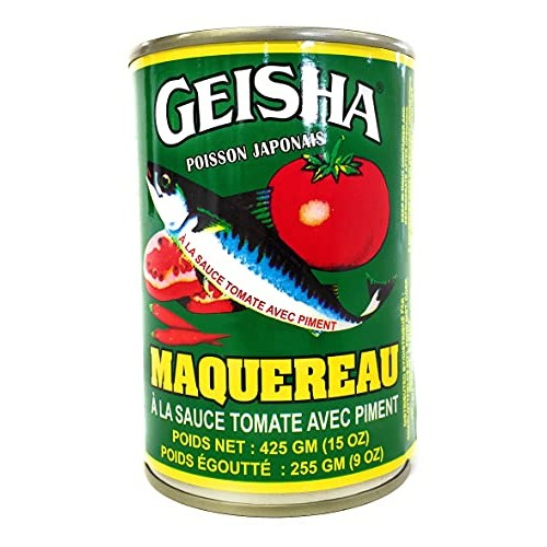 Geisha Mackerel In Tomato Sauce With Chili, 255G, 10 Cans