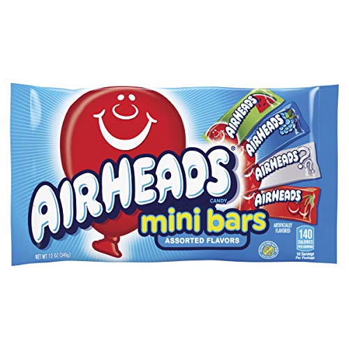 Airheads Candy Variety Bag, Individually Wrapped Assorted Fruit