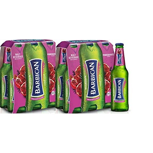 Barbican Pomegranate Flavor Malt Beverage Non Alcoholic Drink -