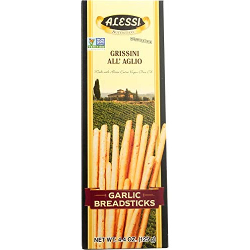 7 Seas Alessi Bread Sticks Garlic, 4.4 Oz