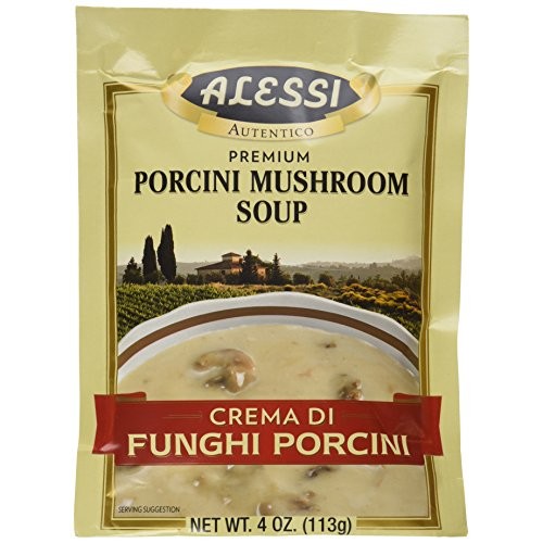 Alessi Porcini Mushroom Soup Mix, 4 Ounce Pack Of 6