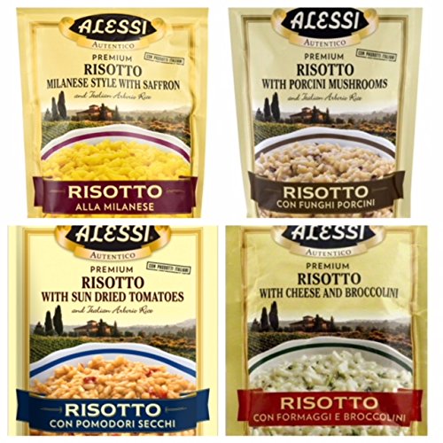 Alessi Premium Risotto 4 Flavor Bundle: Risotto Milanese Style W