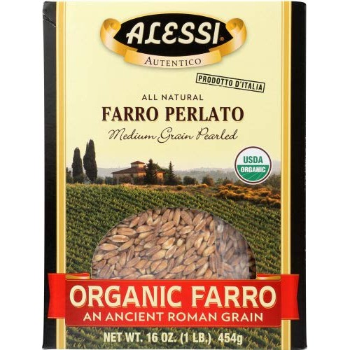 Alessi Organic Farro, 16 Ounce Pack Of 6