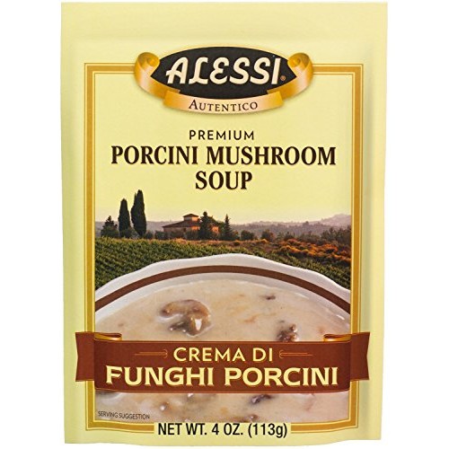 Alessi Porcini Mushroom Soup, 4 Ounce Pack Of 6