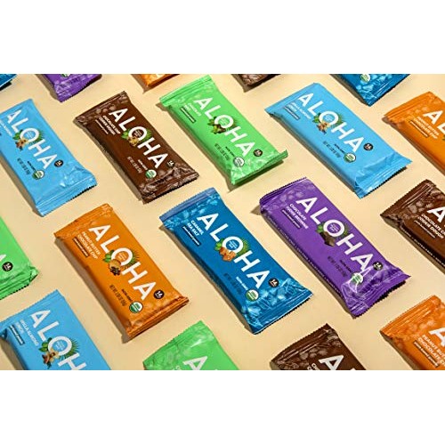 Aloha Organic Plant Based Protein Bars |Chocolate Chip Cookie Do