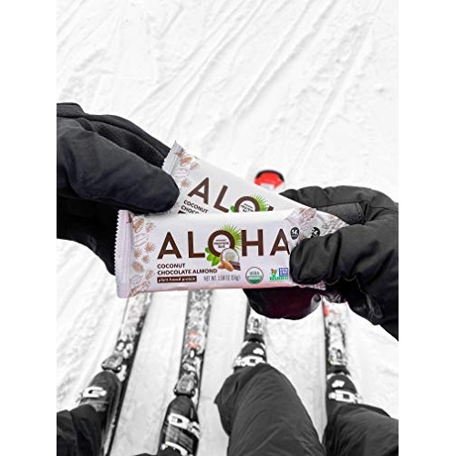 Aloha Organic Plant Based Protein Bars |Coconut Chocolate Almond