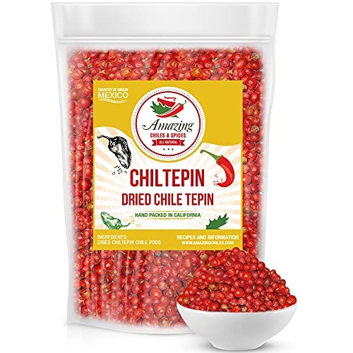 Dried Chiltepin Peppers Chile Tepin – 1Oz Bag - Great For Use