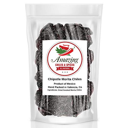 Dried Chipotle Morita Chile Peppers 5 Oz – Robust Smokey Flavor,