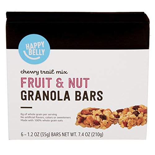 Amazon Brand - Happy Belly Fruit & Nut Chewy Trail Mix Granola B...