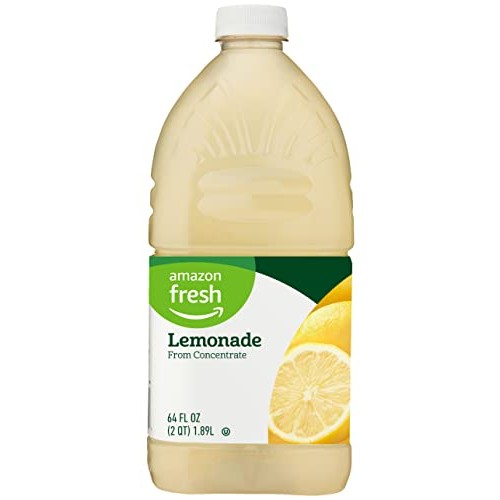 Amazon Fresh, Lemonade from Concentrate, 64 Fl Oz Bottle