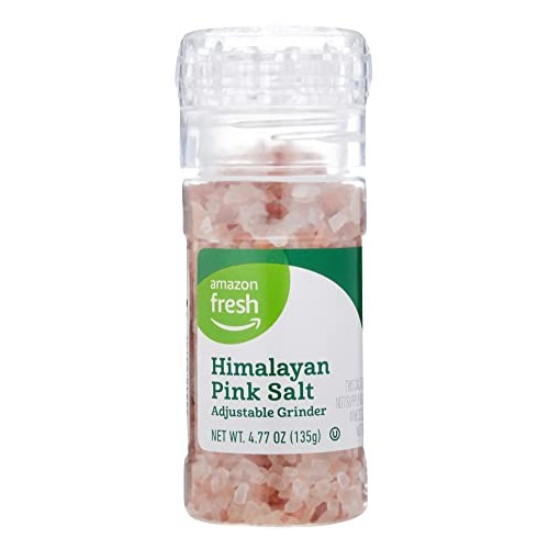 Amazon Fresh - Pink Himalayan Salt Grinder 4.77 oz