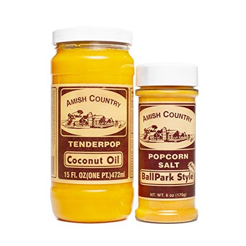 Amish Country Popcorn | 15 Ounces Coconut Oil &Amp; 6 Ounces Ballpar