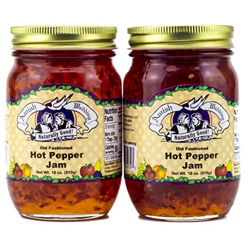 Amish Wedding Foods Old Fashioned Hot Pepper Jam All Natural 2 -