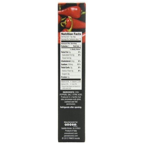 Amore Vegan Chili Pepper Paste In A Tube - Non GMO Certified and...