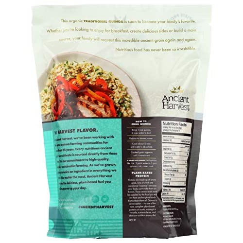 Ancient Harvest Organic Quinoa, Traditional, 27 Oz. Bag, Essenti