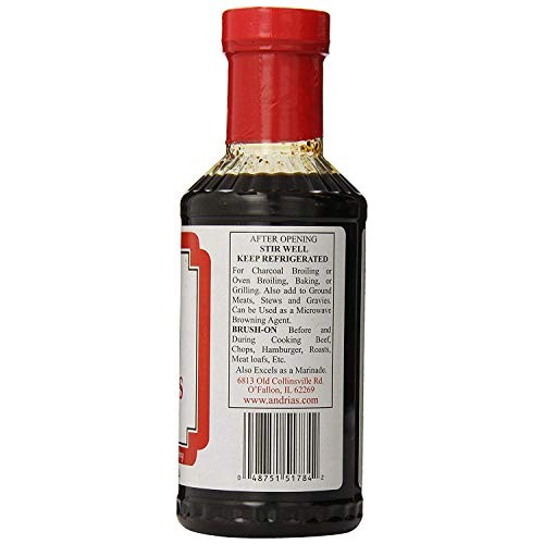 Andrias Brush On Steak Sauce, 15 Ounce Bottle Pack Of 3