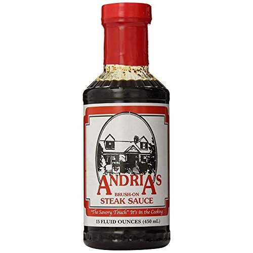 Andrias Brush On Steak Sauce, 15 Ounce Bottle Pack Of 3