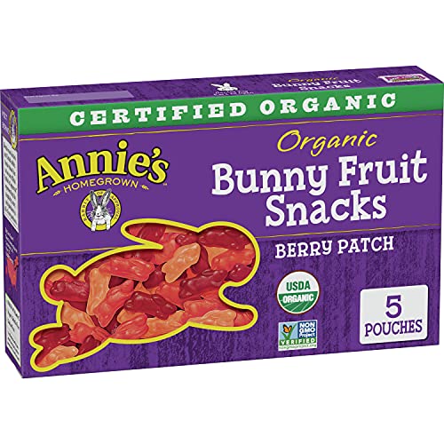 Annies Homegrown Berry Patch Organic Fruit Snacks, 0.8 Oz, 5 Count