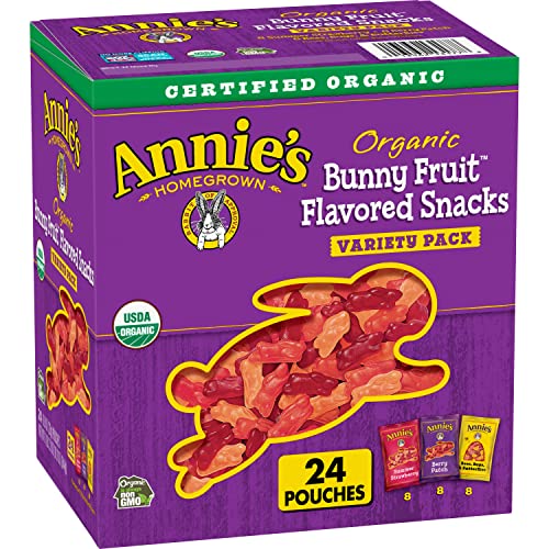 Annies Homegrown Organic Bunny Fruit Snacks, Gluten Free, Varie...