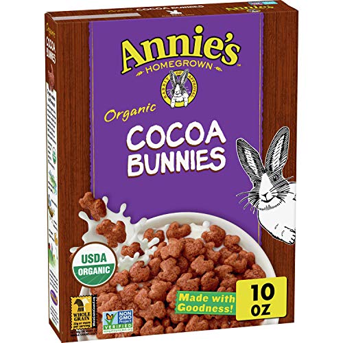 Annies Organic Cocoa Bunnies Cereal 10 Oz Pack Of 10