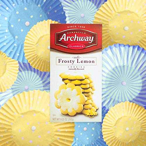 Archway Cookies, Frosty Lemon, 9.25 Ounce Pack Of 9