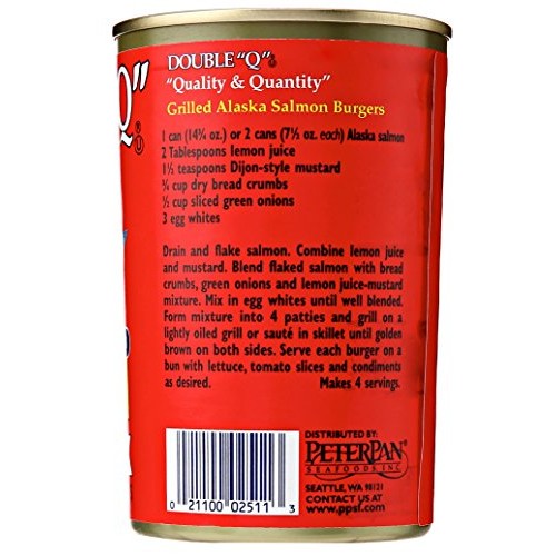 Double Q Pink Wild Caught Alaskan Salmon, 14.75 Ounce