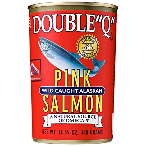 Double Q Pink Wild Caught Alaskan Salmon, 14.75 Ounce