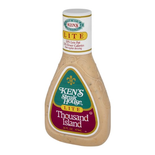 Kens Steak House Lite Thousand Island Dressing, 16 Ounce