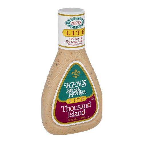 Kens Steak House Lite Thousand Island Dressing, 16 Ounce