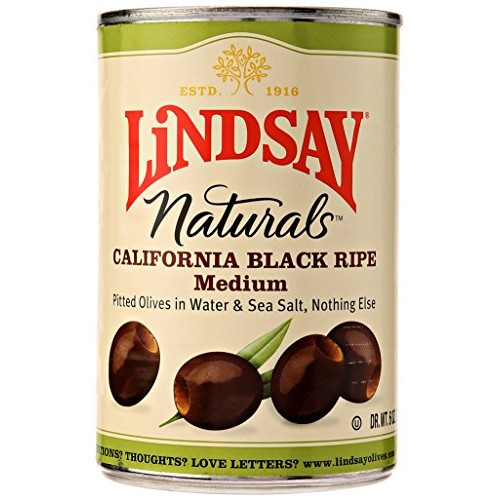 Lindsay Naturals Black Ripe Olives, 6 Ounce