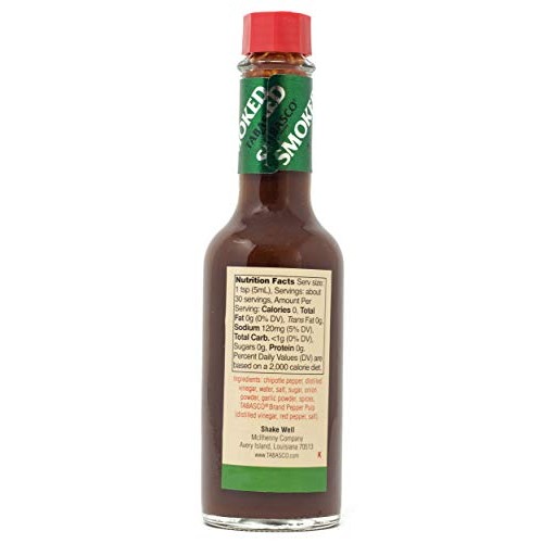 Tabasco Chipotle Pepper, 5 Ounce