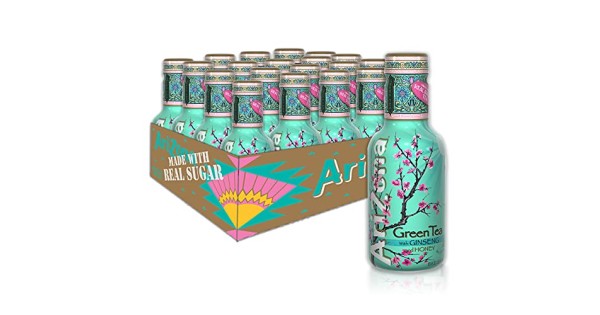 AriZona Green Tea, 16.9 Fl Oz (Pack Of 20)