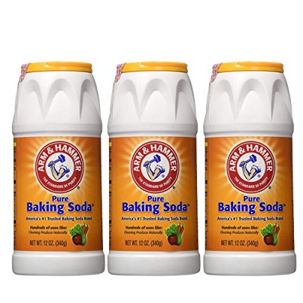 Arm Hammer Pure Baking Soda Shaker 12 Oz Pack Of 3   Arm And Hammer Pure Baking Soda Shaker 12 Oz Pack  B082XBY5NV 600x600 