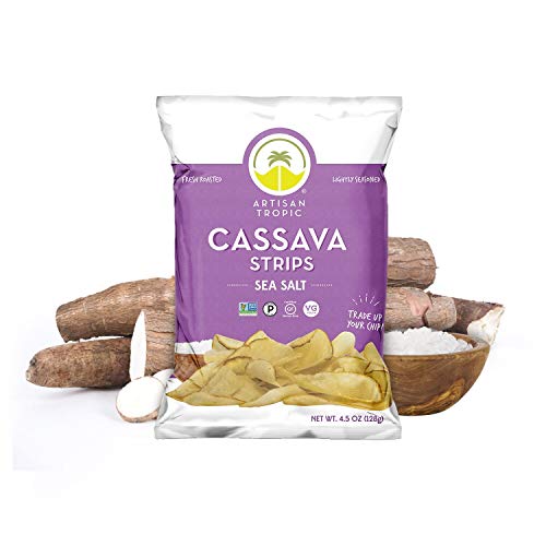 Paleo Snacks - Cassava Chips - Baked Chips - Sea Salt Chips - Gl