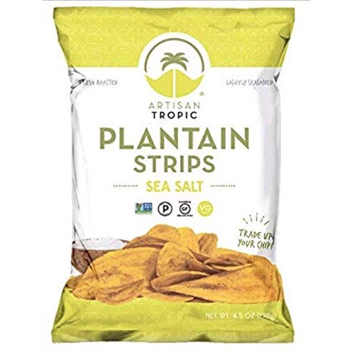 Sea Salt Plantain Chips - Vegan Snacks - Healthy Snacks - Paleo