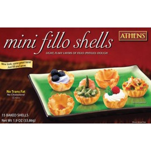 Athens Foods Mini Fillo Shell, 1.9 Ounce - 12 Per Case.